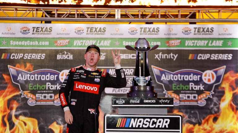 Tyler Reddick gets a consolation prize of sorts by winning Cup race at Texas